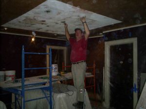 Ceiling Restoration at The Black Walnut Bed and Breakfast Inn
